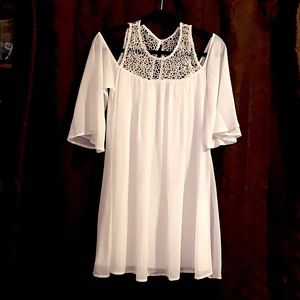 Cold shoulder dress / casual wedding